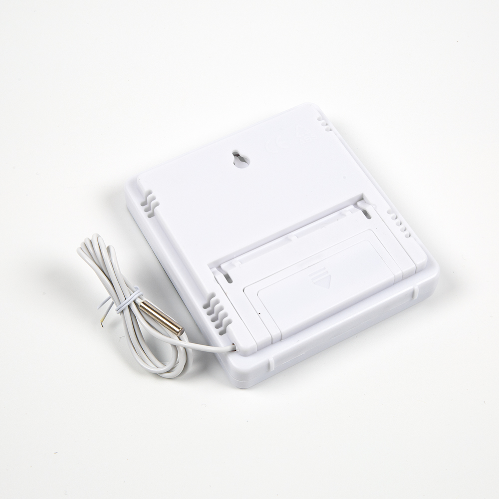 Электронный термометр с будильником HTC-2, с батарейкой в комплекте